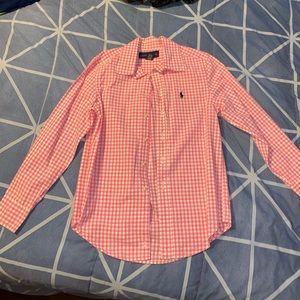 💕Polo Ralph pink flannel💕